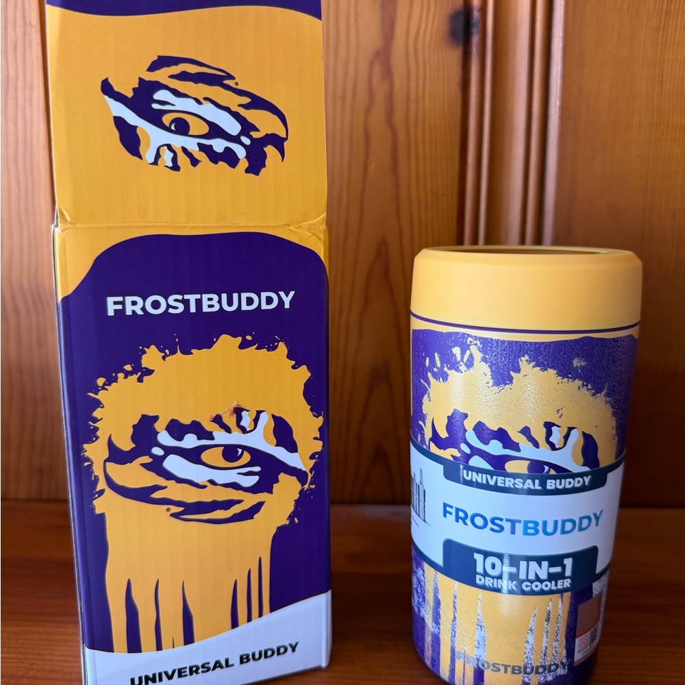 Frost Buddy 10-in-1 Universal Drink Cooler LSU Tigers